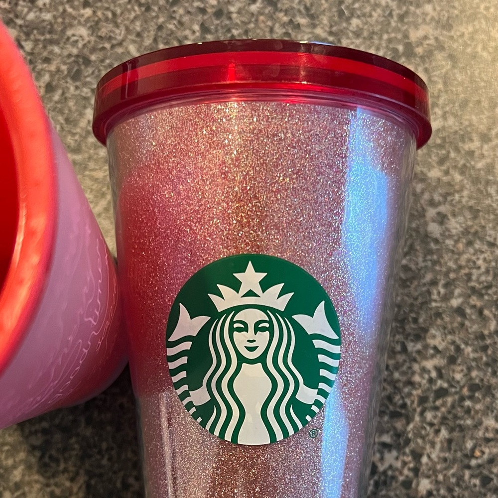 Limited Edition Starbucks Red Glitter Holiday/Christmas Tumbler